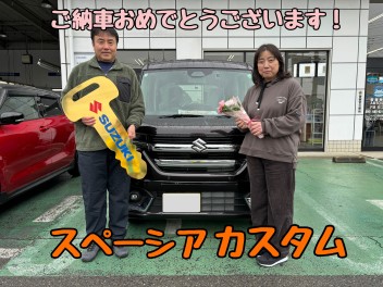 T様 スペーシアカスタム ご納車です！！